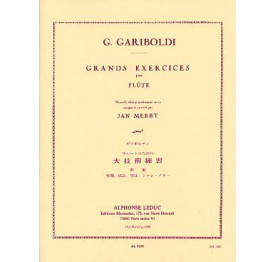 GARIBOLDI - Grands Exercices Op 139 - Flûte