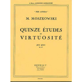 MOSZKOWSKI 15 études de virtuosité 