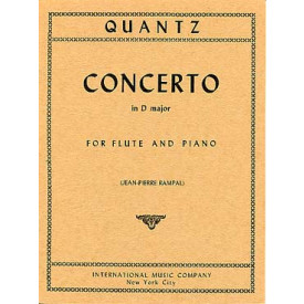 QUANTZ concerto pour flute D-Dur