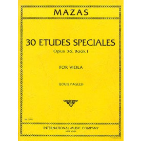 MAZAS - 30 études spéciales viola