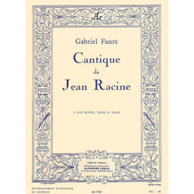 FAURE Cantique de Jean Racine