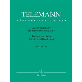 TELEMANN - 12 fantaisies pour flute