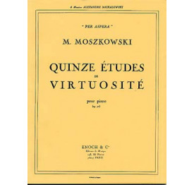 MOSZKOWSKI 15 études de virtuosité 