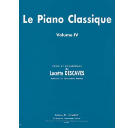 DESCAVES - le piano classique IV