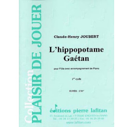 JOUBERT l'hippopotame Gaétan flute et piano