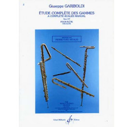 GARIBOLDI  Etude complète des gammes  Flûte