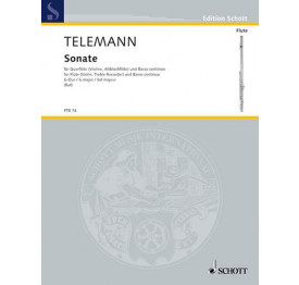 TELEMANN - sonate G major flute et piano