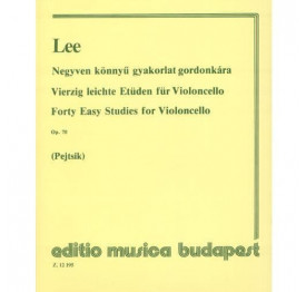 LEE forty easy studies for violoncello