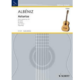 ALBENIZ  -  Asturias guitare