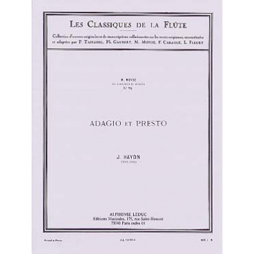 HAYDN - Adagio et presto - Flûte et Piano