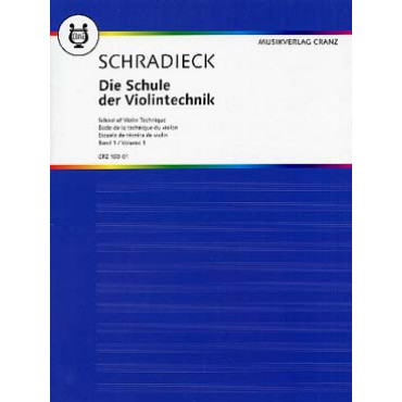 SCHRADIECK - Ecole de la technique du violon - Vol 1