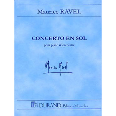 RAVEL - Concerto piano et orchestre