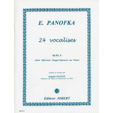 PANOFKA - 24 vocalises - Opus81