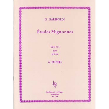 GARIBOLDI Etudes Mignonnes Op 131  Flûte
