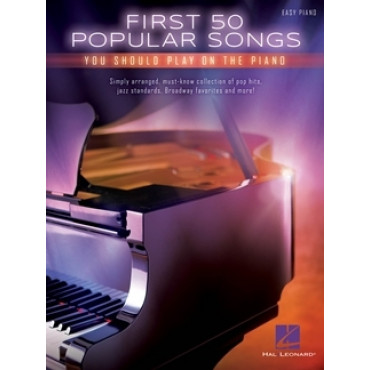 FIRST 50 POPULAR SONGS - Piano facile
