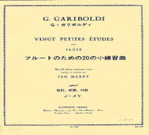 GARIBOLDI - 20 petites études - Flûte