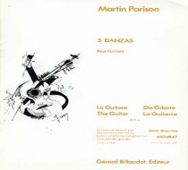 PARISON 5 danzas guitare
