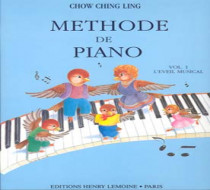 CHOW CHING LING - méthode de piano 1