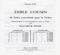 COUSIN - solo concertant n°2 violon