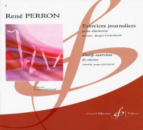 PERRON exercices journaliers clarinette