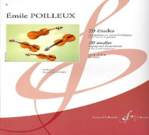 POILLEUX - 20 études chantantes...Violon