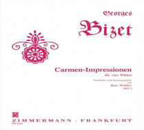 BIZET Carmen 4 flûtes