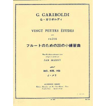 GARIBOLDI - 20 petites études - Flûte