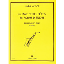 MERIOT - 15 Petites pièces en forme d'études - Saxo