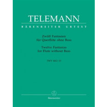 TELEMANN - 12 fantaisies pour flute