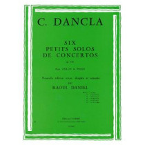 DANCLA 6 petits solos concertos violon