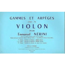 NERINI - Gammes et arpèges 2e Cahier - Violon