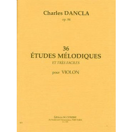DANCLA - 36 études mélodiques violon