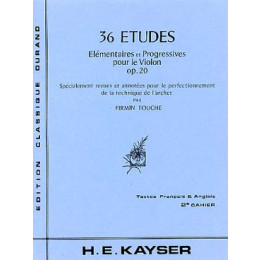 KAYSER - 36 études vol 2