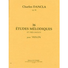 DANCLA - 36 études mélodiques violon