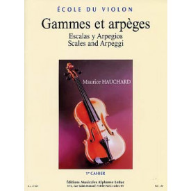 Hauchard - gammes et arpèges violon