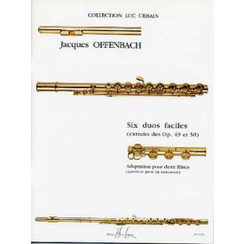 OFFENBACH 6 duos faciles 2 flutes