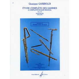 GARIBOLDI - Etudes complète des gammes - Flûte