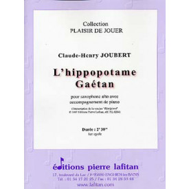 JOUBERT l'hippopotame Gaétan saxo et piano
