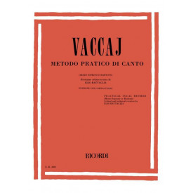 VACCAI- méthode pratique voix moyenne +CD