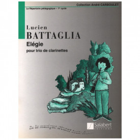 BATTAGLIA Elégie trio de clarinettes