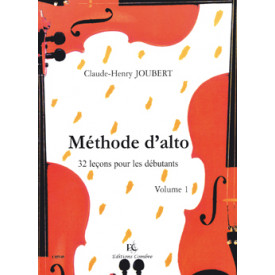 JOUBERT - Méthode d'alto - Vol 1