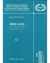 LECUSSANT - Berçante - Clarinette Sib
