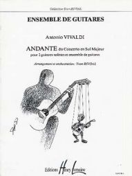 Vivaldi andante concerto en sol Majeur guitare