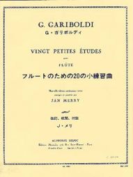 GARIBOLDI - 20 petites études - Flûte
