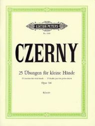 CZERNY - 25 études pour les petites mains