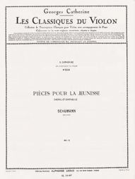 SCHUMANN - pièces pour la jeunesse violon