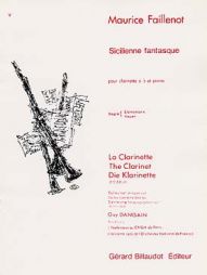 FAILLENOT sicilienne fantasque clarinette