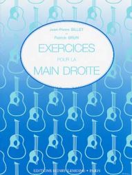 BILLET exercices pour la main droite GUITARE