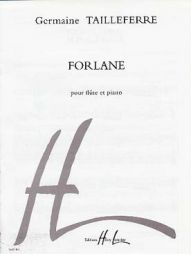 Tailleferre forlane flûte et piano