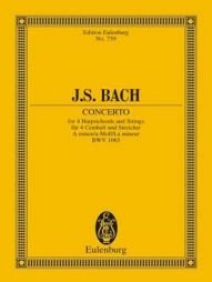 BACH - concerto en La mineur -  BWV 1065